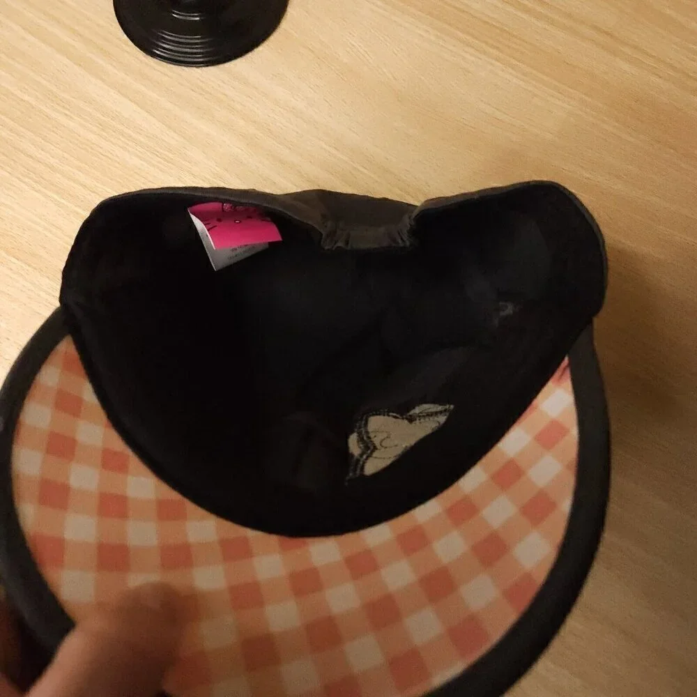 Hello Kitty Girl's Grey Cadet Style Hat Cap
